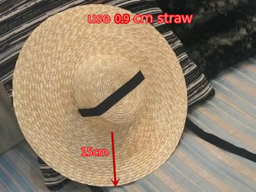 Sell hot different cheaper quality handmad straw Designer style wind brim leisure beach long ribbon lady fedoras cap  women  hat
