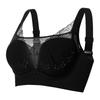 French Lace Bra Women's Gathering Adjustable Bra Sexy Summer Breathable Bra