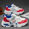 Autumn New Breathable Mesh Sports Shoes Thick-soled Heightening Casual Dad Shoes