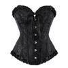 Body Corset Grande Taille Sans Bretelles à Lacets avec Serre-Taille Vintage - Sous-vêtements Robe de Mariée Femme
