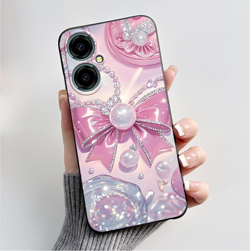Luxury Fashion Butterfly Flowers Cases For BLU G64 Phone Case Shock Proof Black Soft Silicone Back Cover For BLU G64 G 64 Fundas
