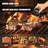 Digital Folding Barbecue and Kitchen Thermometer for Food and Water.
