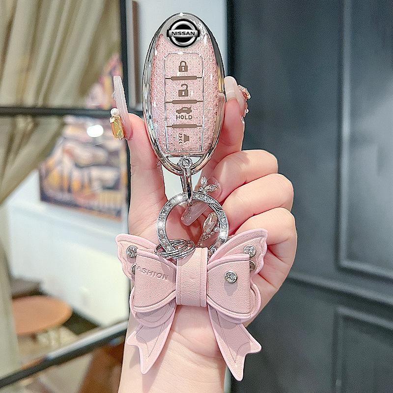 Nissan Key Covers: Compatible with X-Trail, Teana, Tiida, Terra, Murano, Sylphy, Qashqai, and Other Passenger Car Models.