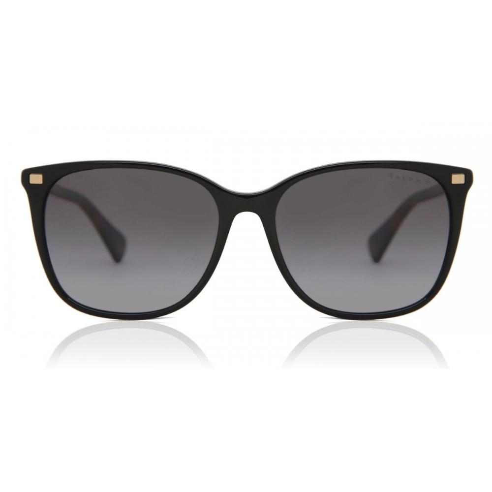 

Ralph By Ralph Lauren Ra5293 Vvcv Polarized 6037t3 Women Sunglasses Shiny Black/56