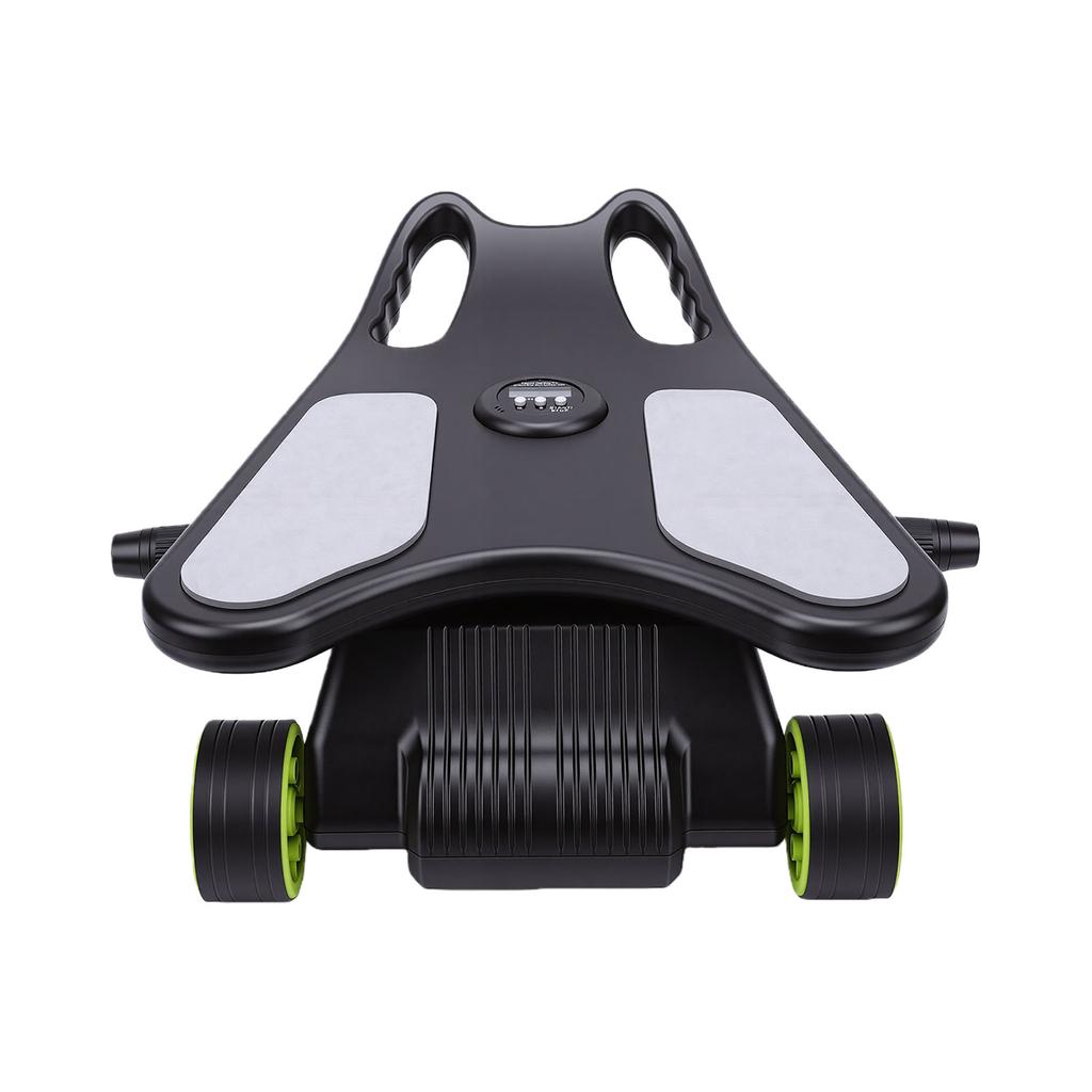 Ab Wheel Trainer with Support Board Automatic Rebound Abdominal Exercise Roller for Men and Women Home Gym