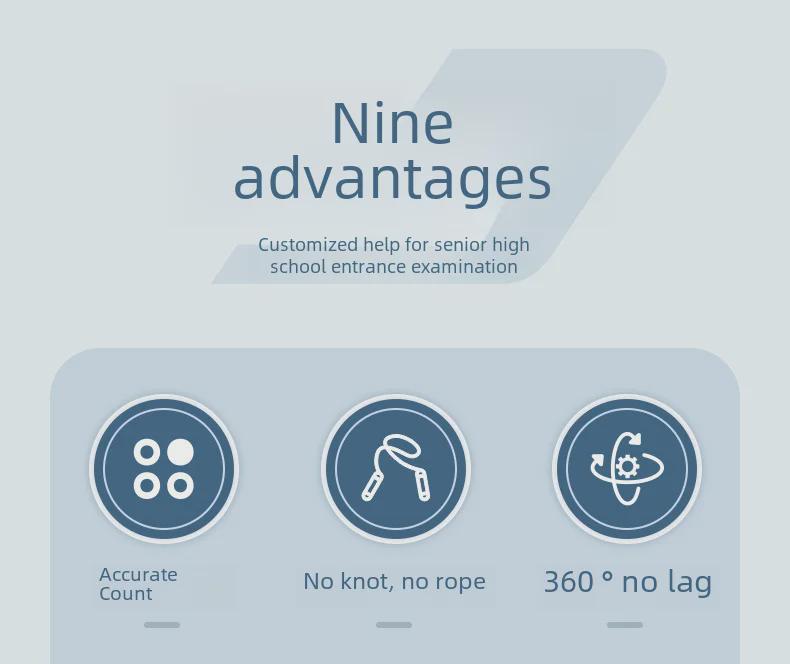 Hochwertiges knotenfreies Springseil für den Sport von Grund- und Hauptschülern