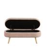 Bench with Storage Space, modern bench with storage space and chenille cover, ideal for changing shoes, suitable for bedroom, hallway or living room