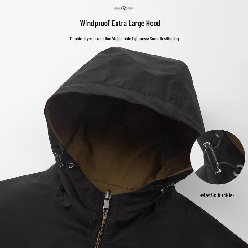 Shanshan Men's Reversible Hooded Jacket