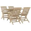 VidaXL Garden Lounge Set 5 Pcs, Dining Set with Table and Chair, Dining Set, Patio Furniture, Scandinavian, 3155043