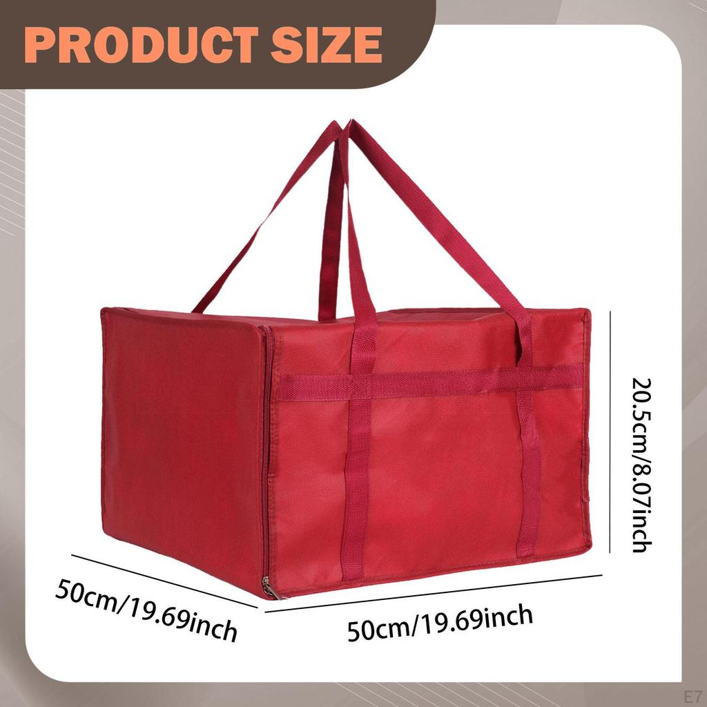 Catering Bag Food Insulated Removable Base Made of Sturdy Non-woven for Delivery Service Outdoor