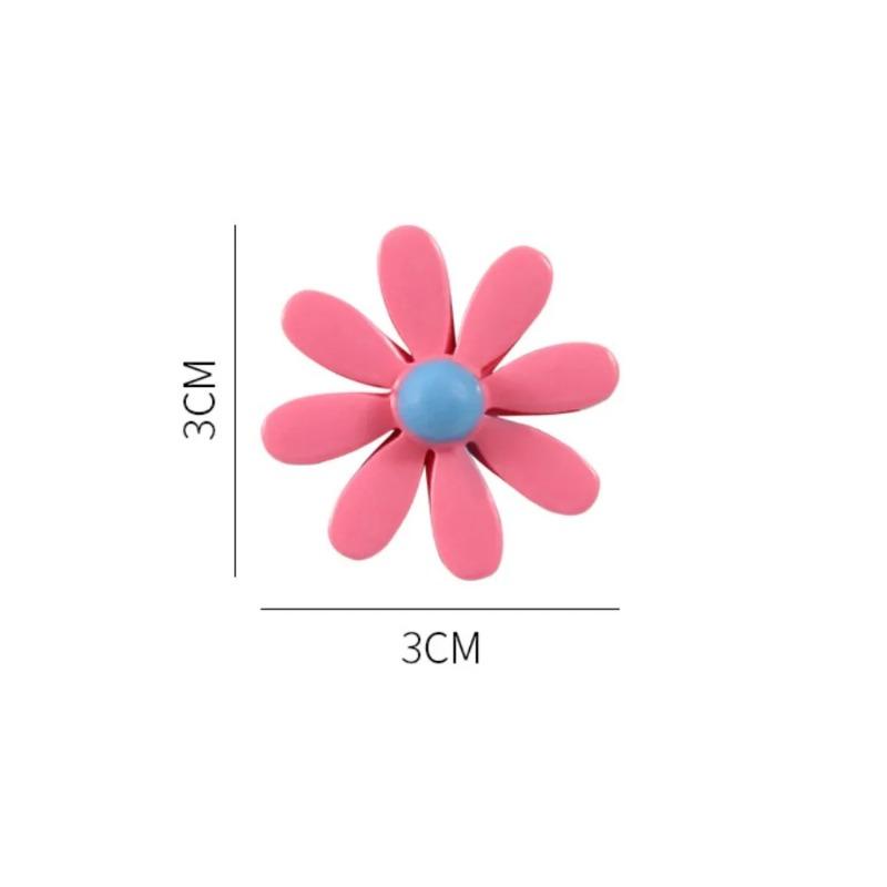 Cute Flower Aromatherapy Car Air Outlet Decoration Perfume Clip Air Freshener Colorful Flora Decor Auto Accessories