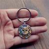 Fashionable Owl Keychain Elegant Backpack Charm Gift For Birthdays Holidays Decorative Handbag Accessory