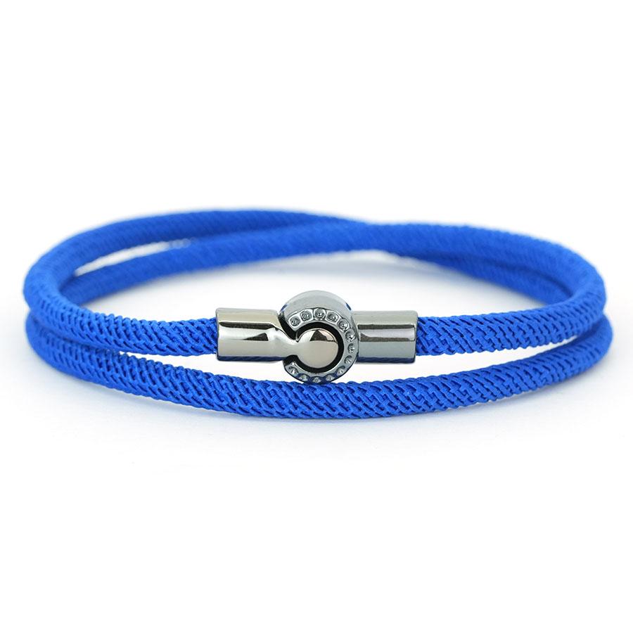 Noter Fashion Men Bracelet With A Grade 4mm String Bilayer Unique Magnet Buckle Cord Chain Braslet Multiple Colors Available