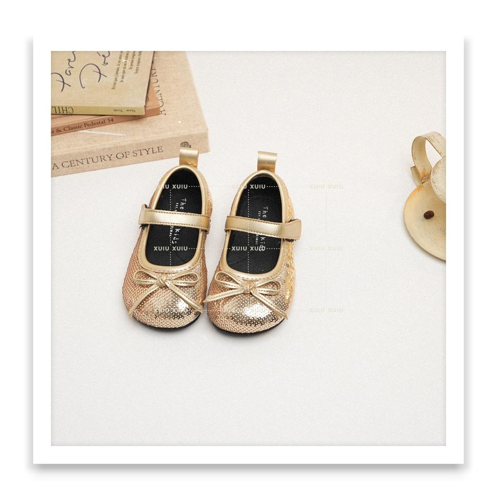 XSHX "HollyWood" feast dance Bling princess shoes round head leather shoes Spring and Autumn [Wenzhou shoes]