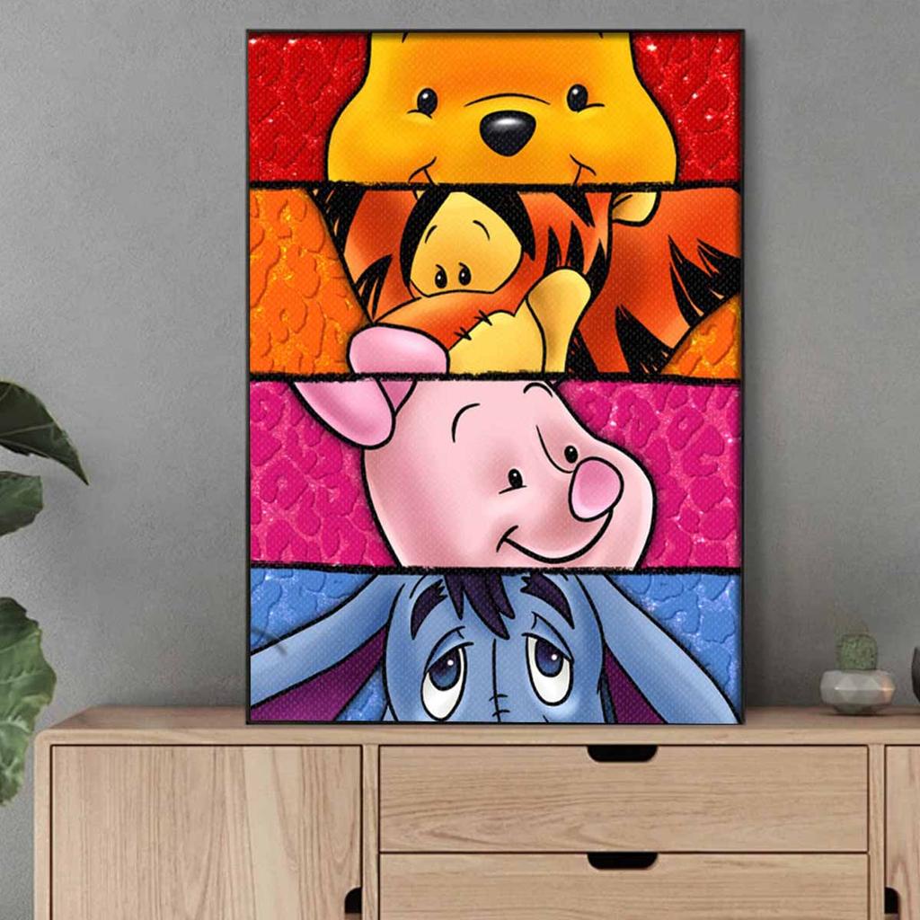 DIY Diamond Painting Lovely Little Animals Cross Stitch Kit Mosaic Art Diamond Painting Full Circle Diamond Home Decoration