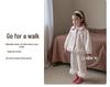 Girls' Winter Pajama Set - Fleece-Lined, Lace, Comfortable, Sweet Home Wear, 2025 New Style