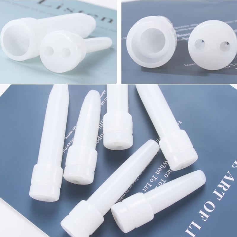 4pcs DIY Pen Mold Epoxy Resin Molds Transparent Pen Silicone Mould Dried Flower Resin Decorative Craft Jewelry Mould