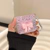 Applicable To Apple Airpods3/4 Generation Epoxy Glitter Bow Bluetooth Headset Cover Airpodspro Protective Case
