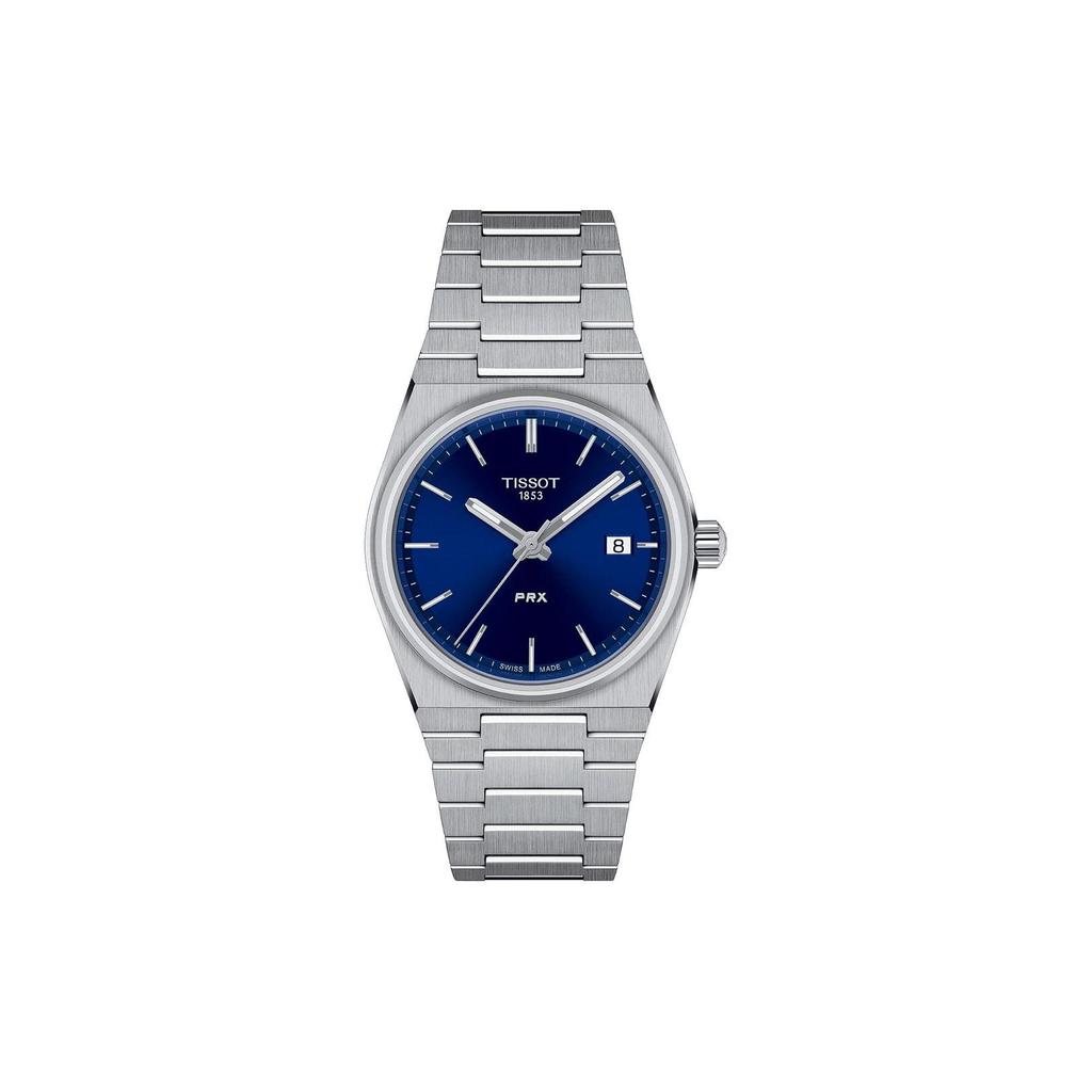 TISSOT PRX Quartz Movement Women's Watch 34.6mm*35mm Blue Dial Stainless Steel Watchband T137.210.11.041.00