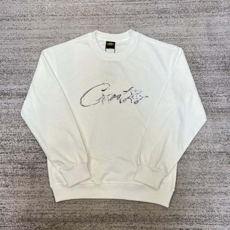 26 American Streetwear Graphic Print Crewneck Sweatshirt Loose Fit Teens