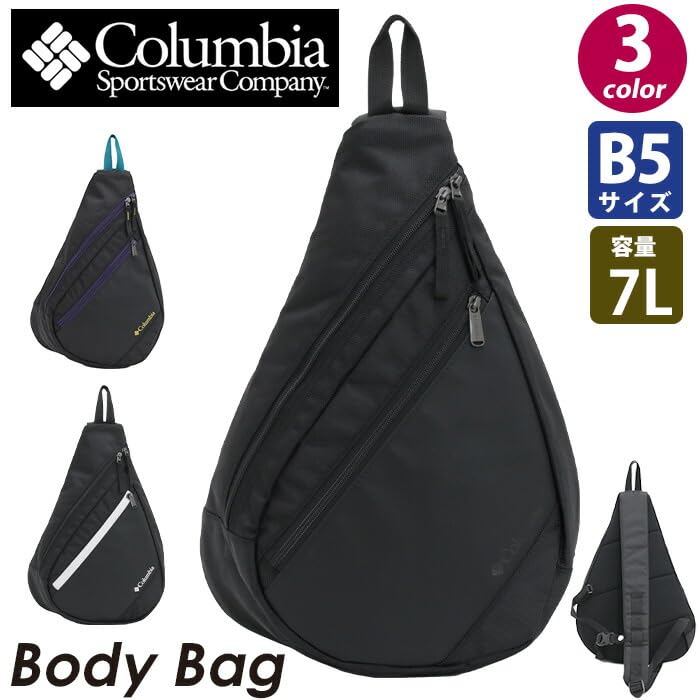 Bremner Slope One Shoulder Bag PU8749 One Size White [Columbia] Black,