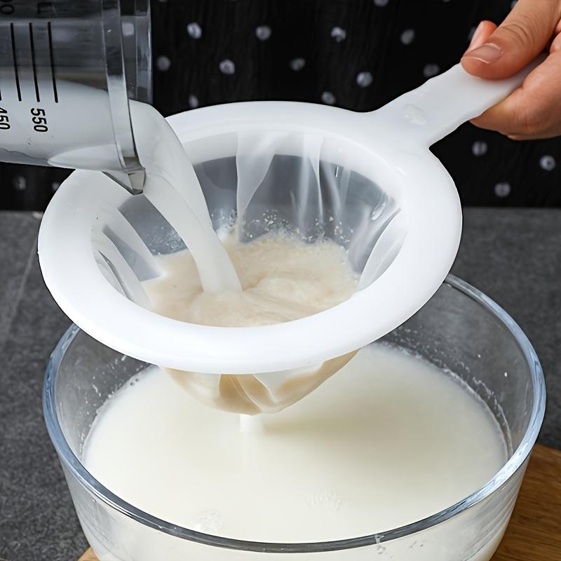 Filtro a Maglia Fine da 100 Mesh - Colino da Appendere per Birrificazione Casalinga, Vino, Tè, Latte di Soia, Cottura e Uso in Cucina