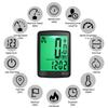 Cycling Computer LED Backlight Bike Computer with Odometer and Speedometer