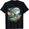 Three Moth Moon _ 3 Moth Magic Meme Moths Channel T-Shirt