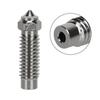 5-Piece 0.4mm Silver Chromium Zirconium Copper Nozzle for Neptune 4Plus/4Max