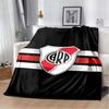 River Plate Team Collage Red Glow Flannel Blanket Argentine Football Throw Blanket Sports Fan Bedroom Warm Sofa Cover
