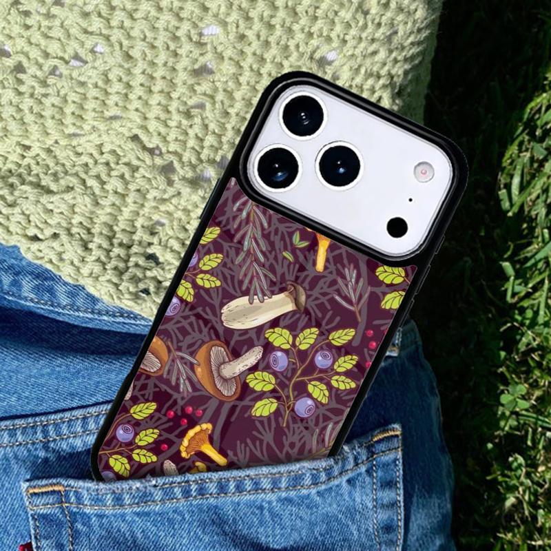 Mushroom Mobile Phone Case Compatible with IPhone 17 16 15 14 13 12 11Pro Max 17 Air Cover