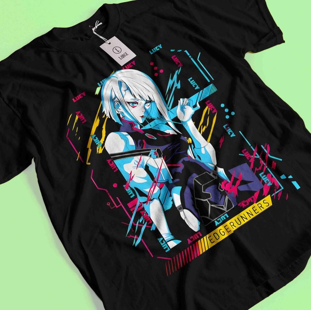 

Винтажная специальная футболка с аниме-любовью, японская футболка, футболка с аниме, футболка в подарок манга 3XL