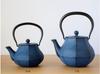 Nanbu Iron Kettle Miyabi Small Blue do our IH compatible Compact Teapot Pot new Day Traditional craft Made in Japan Iwate Nambu