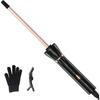 Hahahope Curling Iron, Iron, Curling Roller, Hahahope 3/8 Inch Iron, 9mm Small Stick, Temperature-Adjustable Ceramic Small Barrel, Fast Heating
