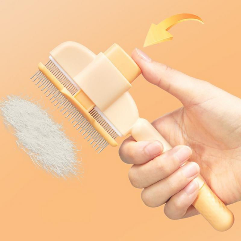 Pet Flea Comb Hair Comb Pet Hair Remover Cleaning Brush Cats Grooming Deshedding Undercoat Comb Dog Accessories Tools