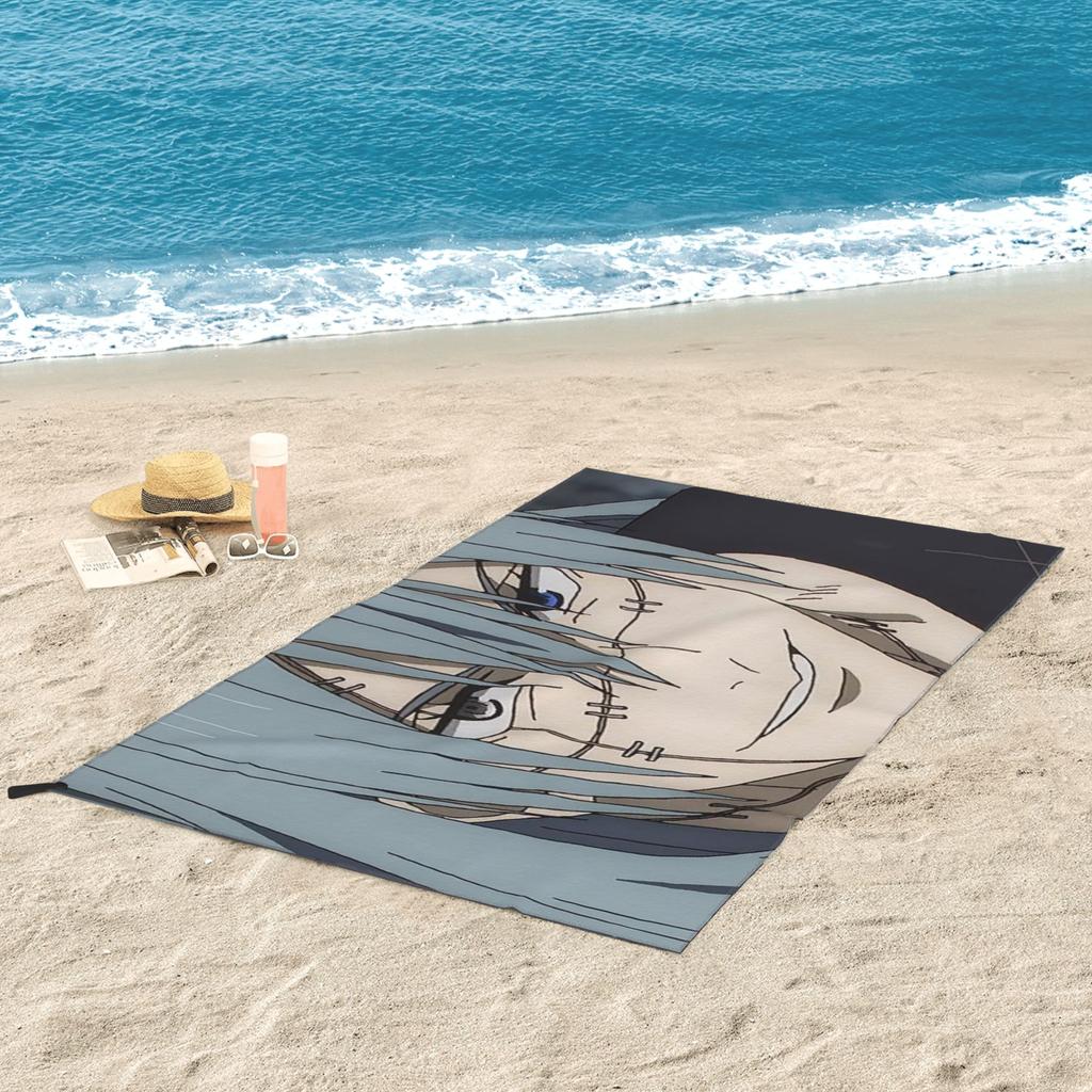 Jujutsu Kaisen Mahito Anime Beach Towel Soft Microfiber Quick Dry Absorbent Quick Towels For Pool