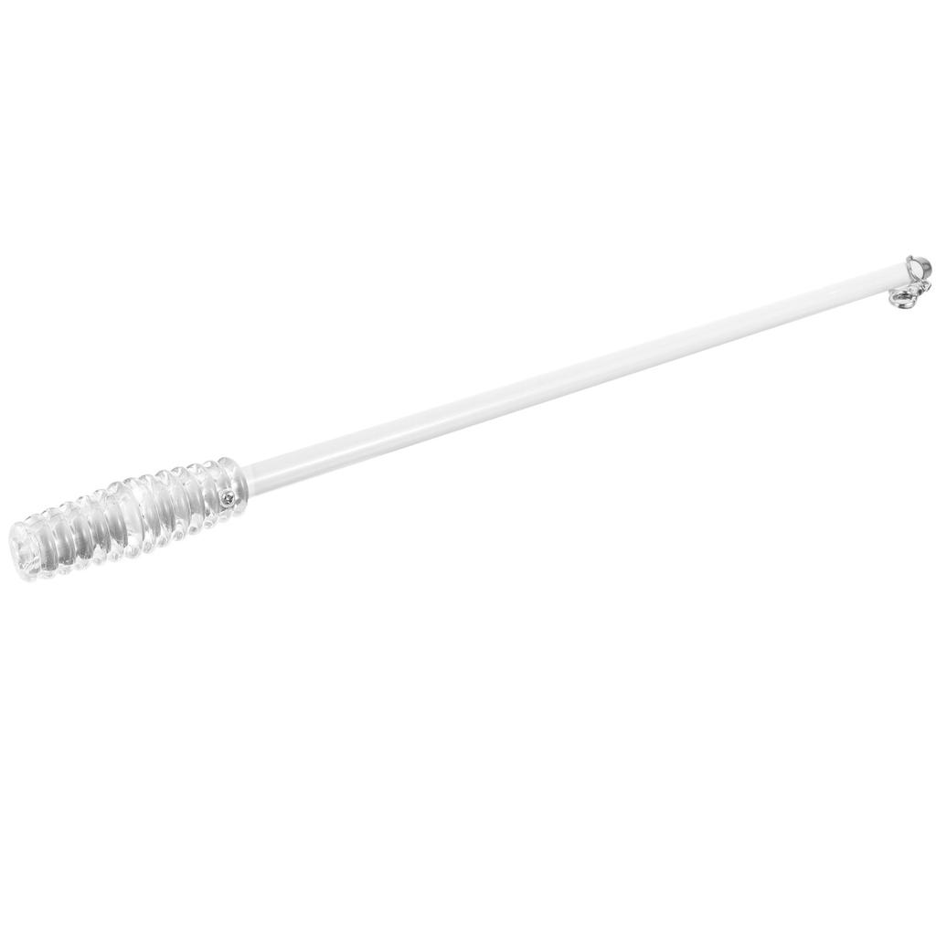 Curtain Stick Puller 21 Inch Aluminum Alloy Rust Proof Sturdy Curtain Opener Wand for Heavy Drapes Blinds Fabric Protection