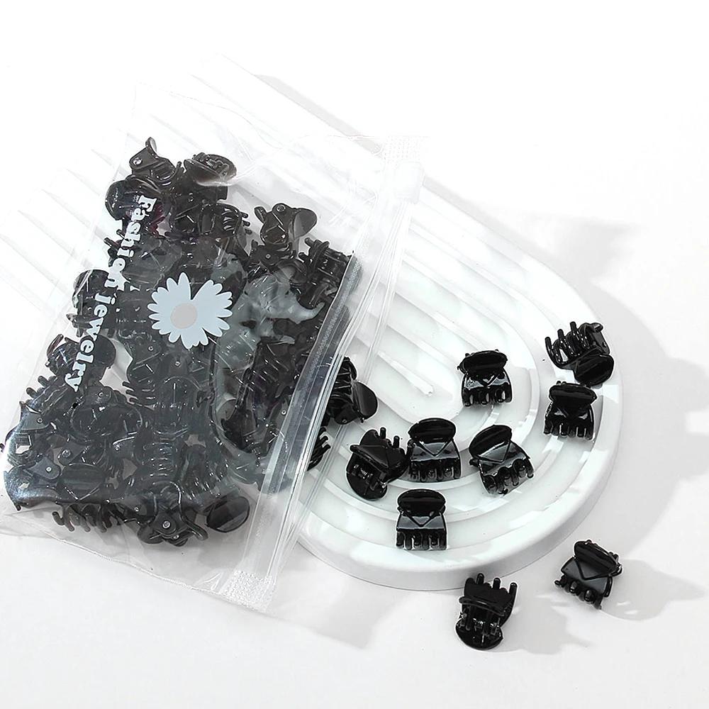

20 шт. Милая черная заколка для волос для девочек, женщин, подарки, аксессуары для волос, шпилька для волос, аксессуары для волос для женщин