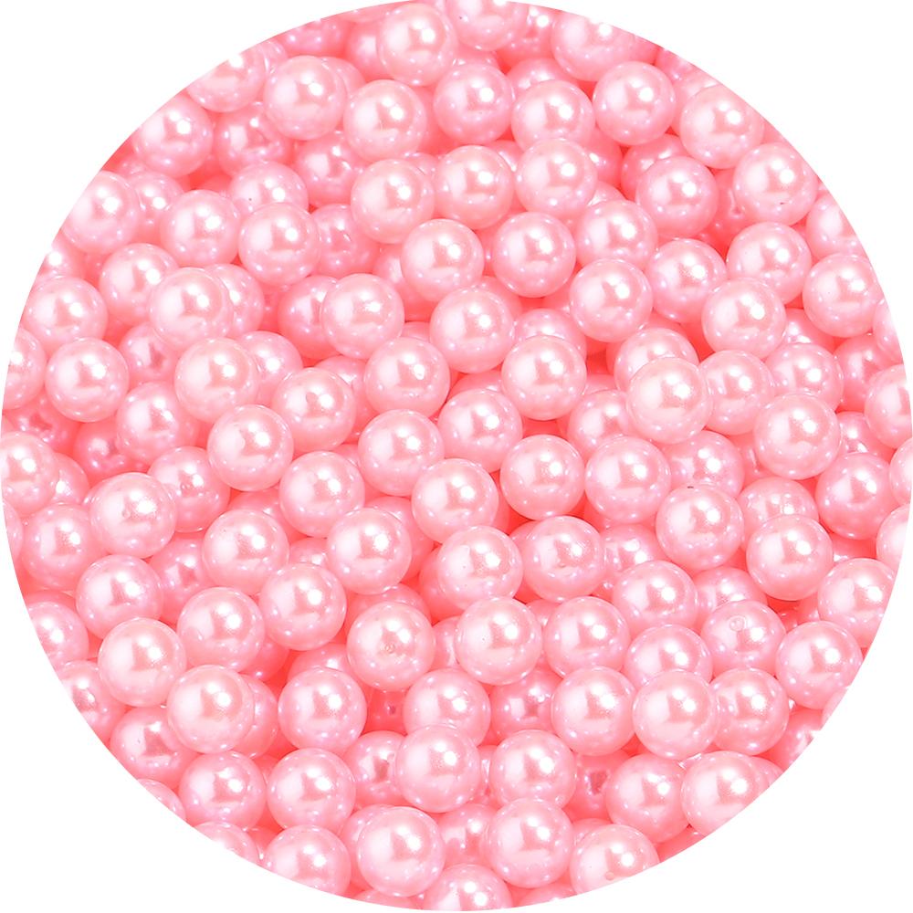 2-12mm No Hole ABS Imitation Pearl Beads Solid Color Round Spacer Loose Beads For DIY Jewelry Making Bracelet Accessory