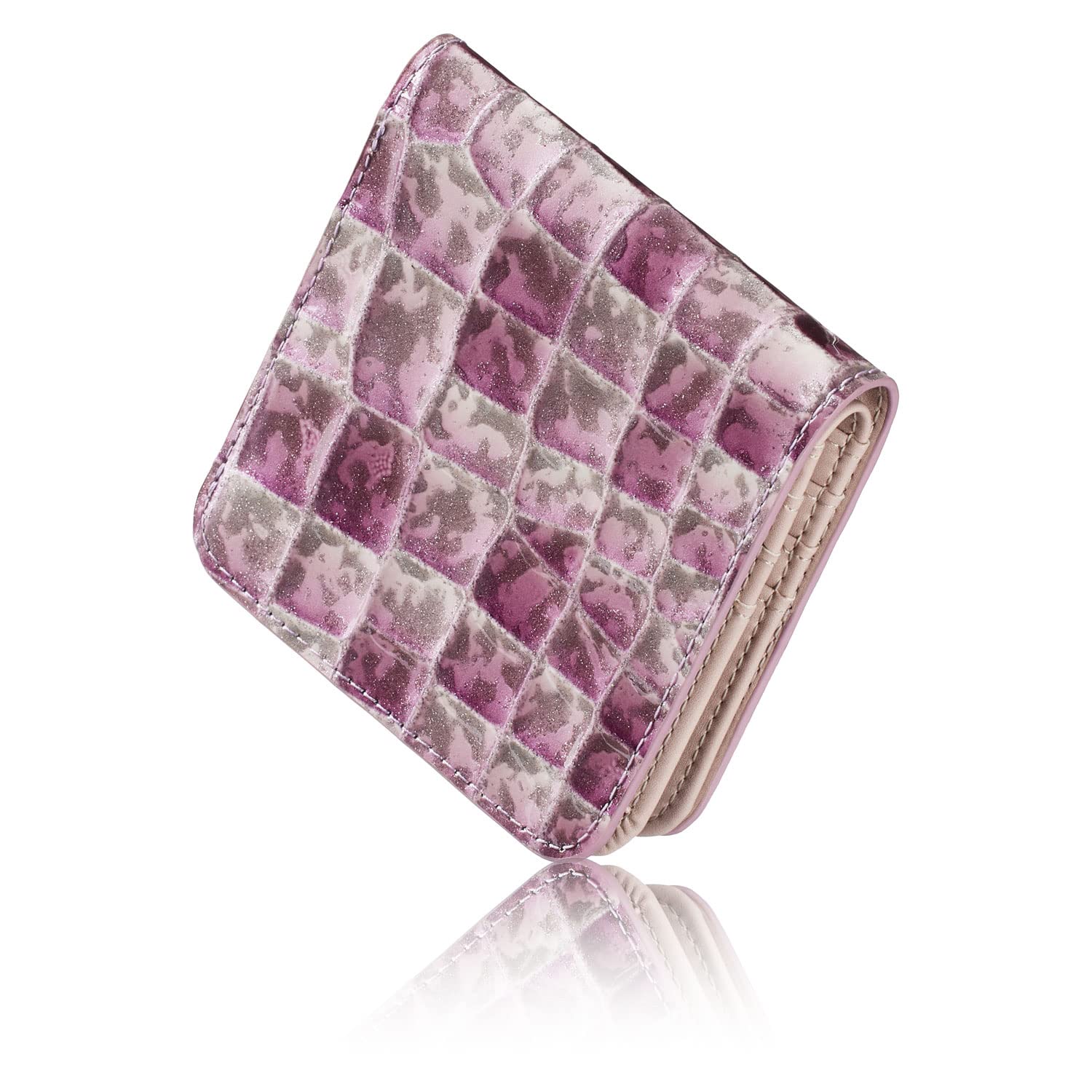 

Italian Life cowhide leather le murrine bifold mini Elegant and easy to weighing just Features an bill pocket and makes a great Boxed [VOICE] women s