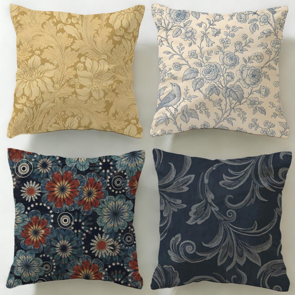 Tropical Fruit Texture Cushion Cover Soft EasyWash Pillow Case Versatile for Couch Bed Travel and Office