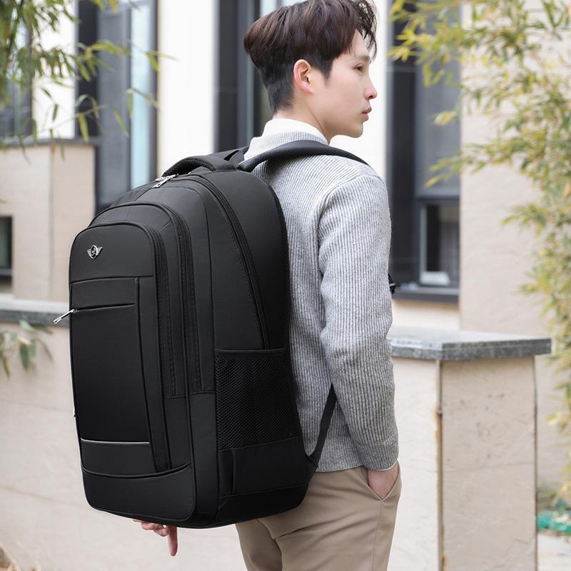 Schoolbag Short Business Trip Backpack Large Capacity Multi-layer Tide Portable High Value Outdoor Sports Solid Color Leisure Backpack