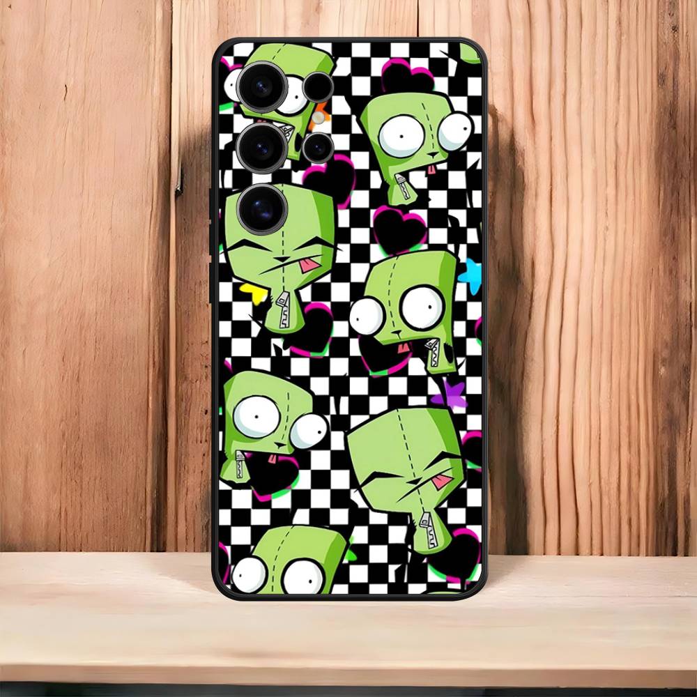 I-Invader Z-Zim Anime Case For Samsung Galaxy Case S25 S23 S22 S21 S30 S20 S10 Ultra Plus FE TPU Soft Cover