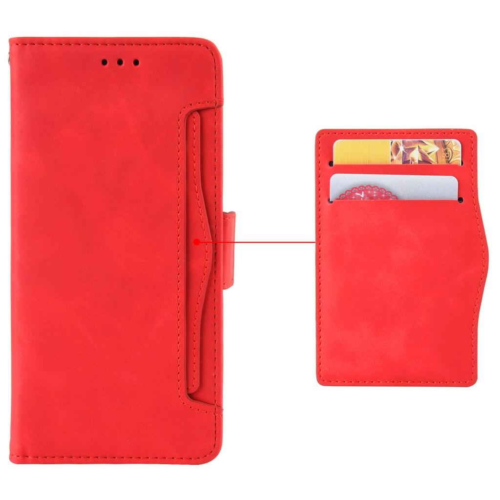 Infinix Hot 50i 4G X6531/Smart 9 4G X6532 için Deri Kılıf Telefon Cüzdanı Çoklu Kart Yuvalı Kapak