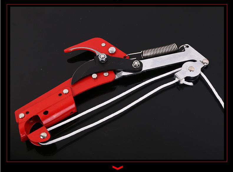High-Quality Pruning Shears & Retractable Two-Wheeled High-Altitude Loppers Saw Scissors for Gardening