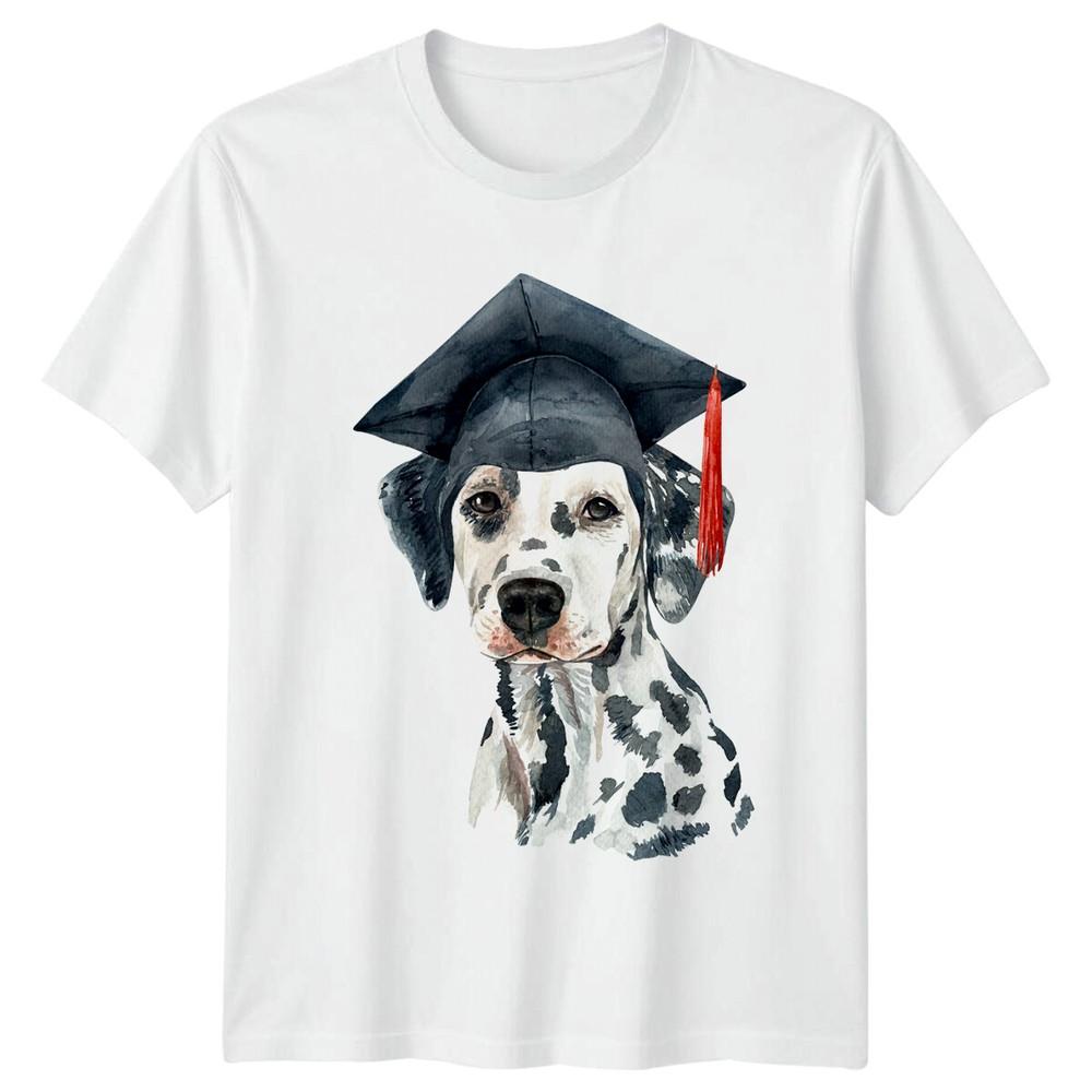 Dalmatian Graduation Dog Unisexs TShirt Graduate Gift Pup S