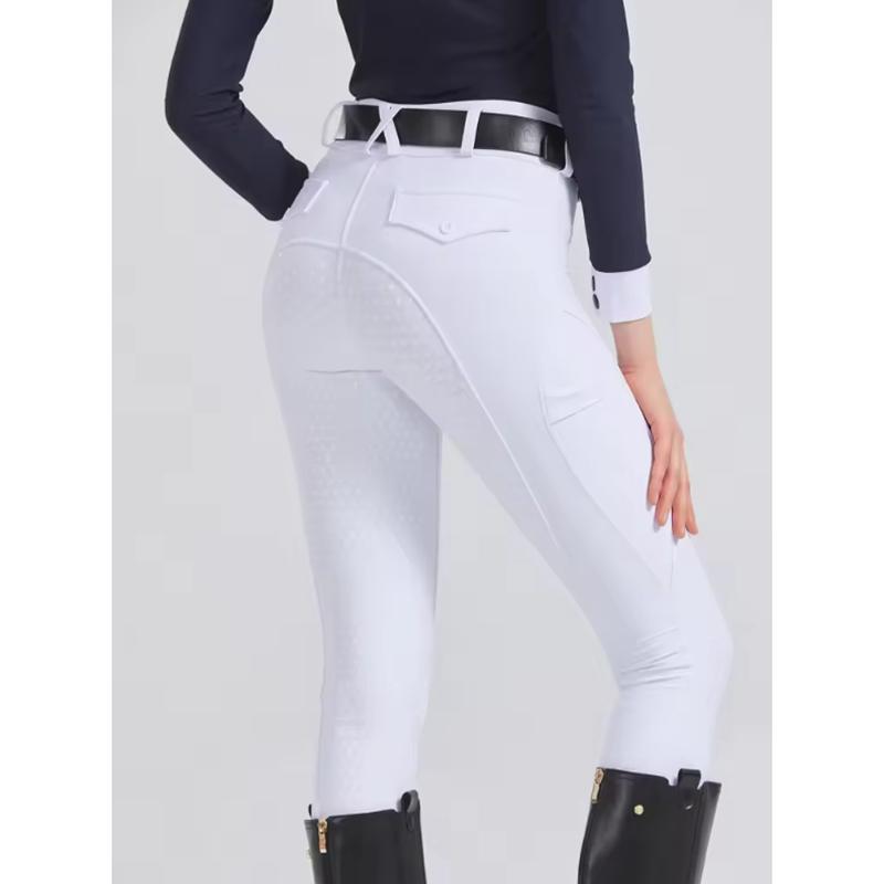 Women Fashion High Waist Elastic Equestrian Pants Horse Racing Skinny Trousers Womens Horse Riding Camping Running Climbing Pant