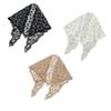 Summer Lace Hairband for Women Triangle Hairscarf Hair Kerchief Headband Bandanas Female Hairpiece Elegant Neck Shawl