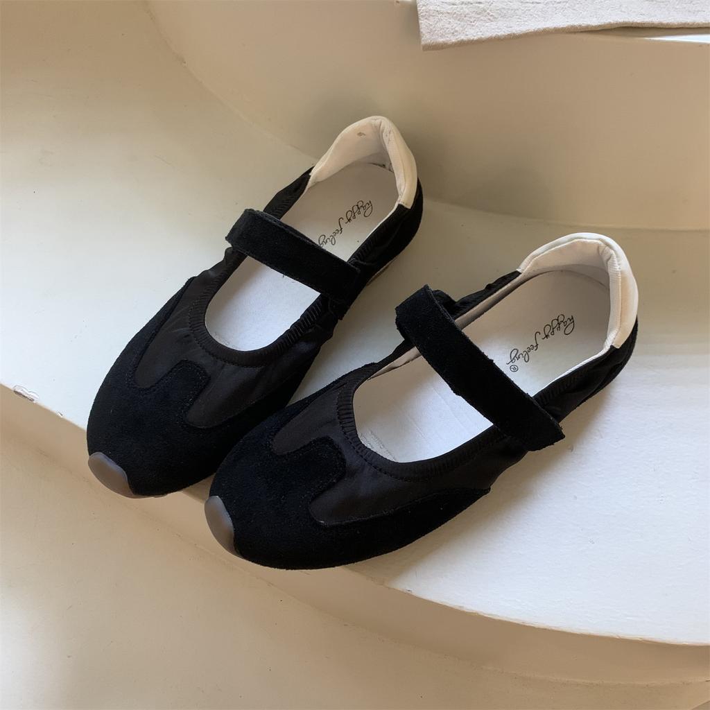 Fashion Bailamos 2025 Autumn New Brand Women Flat Shoes Fashion Round Toe Slip On Ladies Elegant Loafer Shoes Soft Flat Heel Boat Shoes