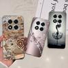 For Xiaomi Redmi Note 14 14Pro Case Coque Soft Silicone Back Cover Flower Butterfly Love Heart Clear Funda Redmi Note14 Pro Capa